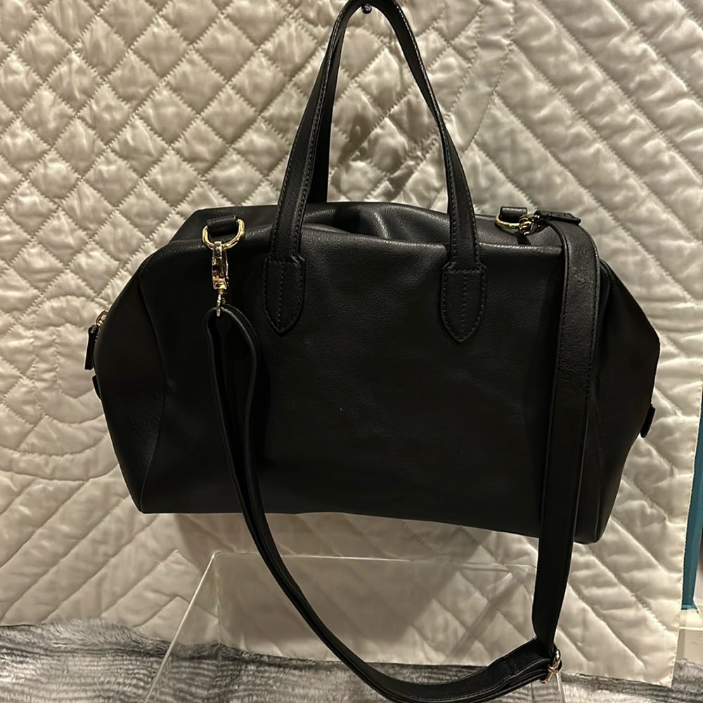 ❤️❤️❤️Barneys New York Black Messenger Shoulder Handbag